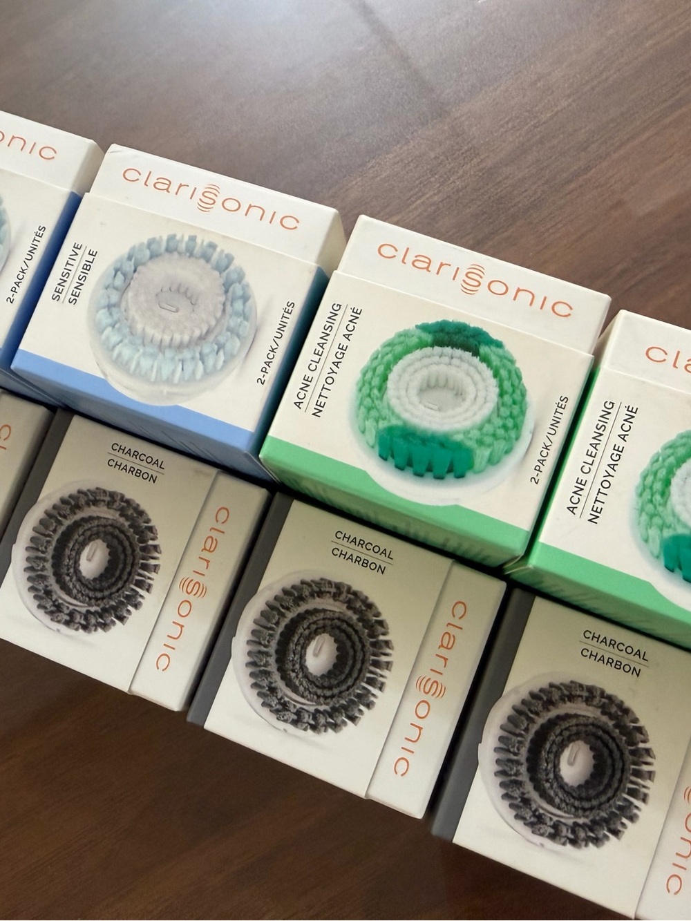 NEW Clarisonic Replacement Brush Heads (8 Total)